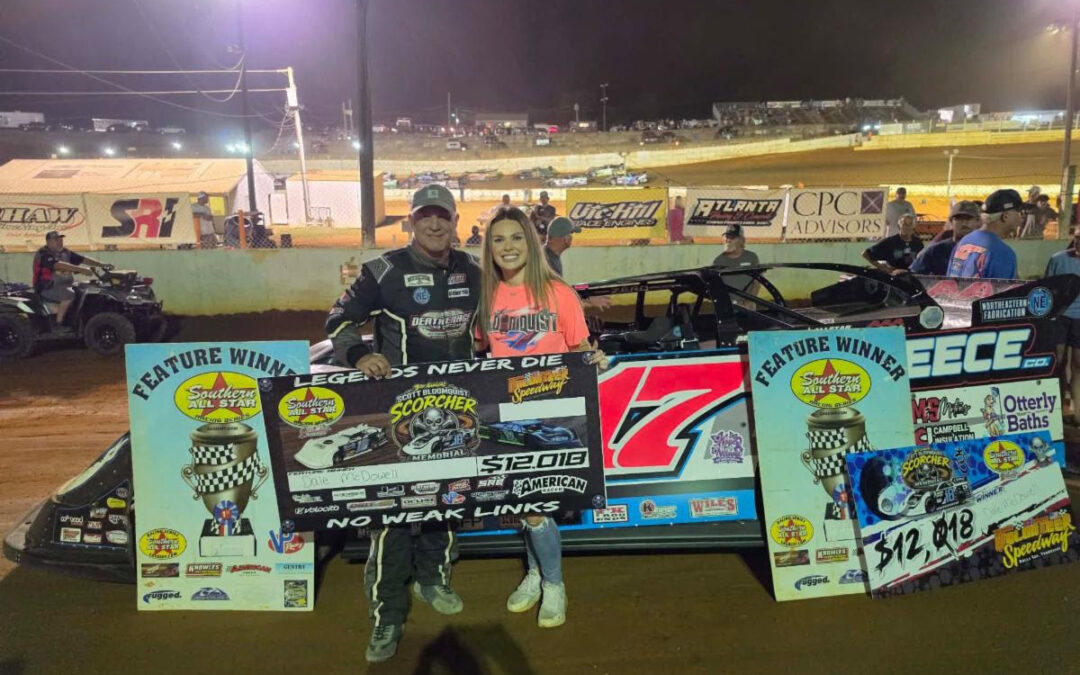 Dale McDowell Takes Control Late To Win Scott Bloomquist Memorial Scorcher