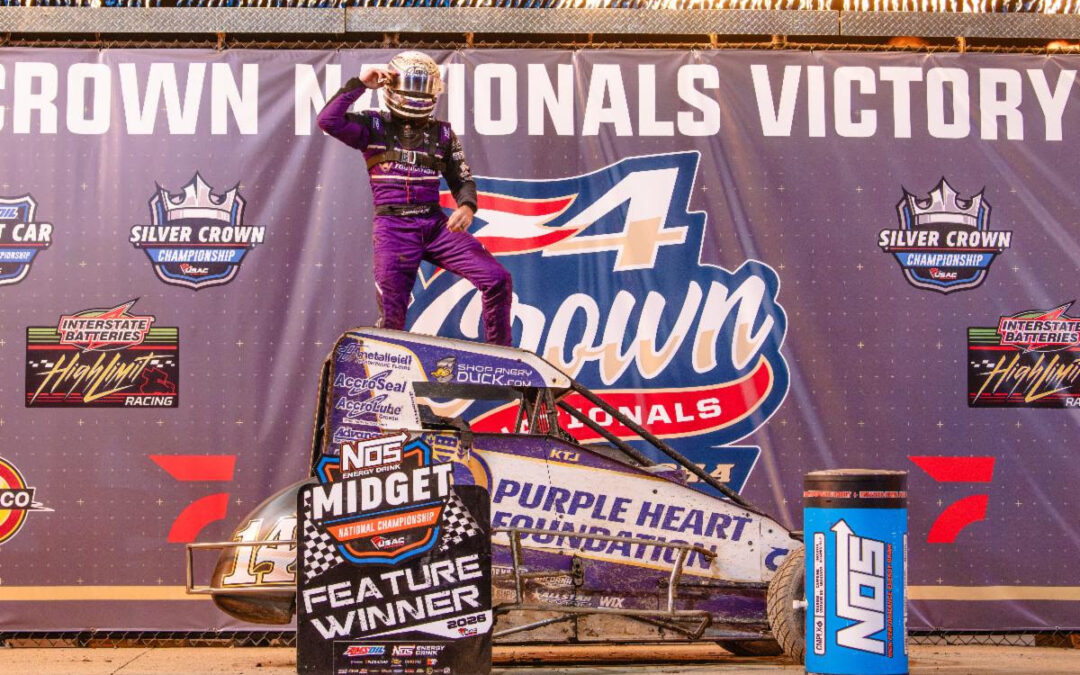 Big E Breakthrough! Kevin Thomas Jr. Gets First Eldora Win With USAC Midgets