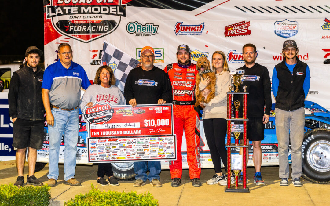 Hudson O’Neal Sweeps Brownstown Speedway’s C.J. Rayburn Memorial