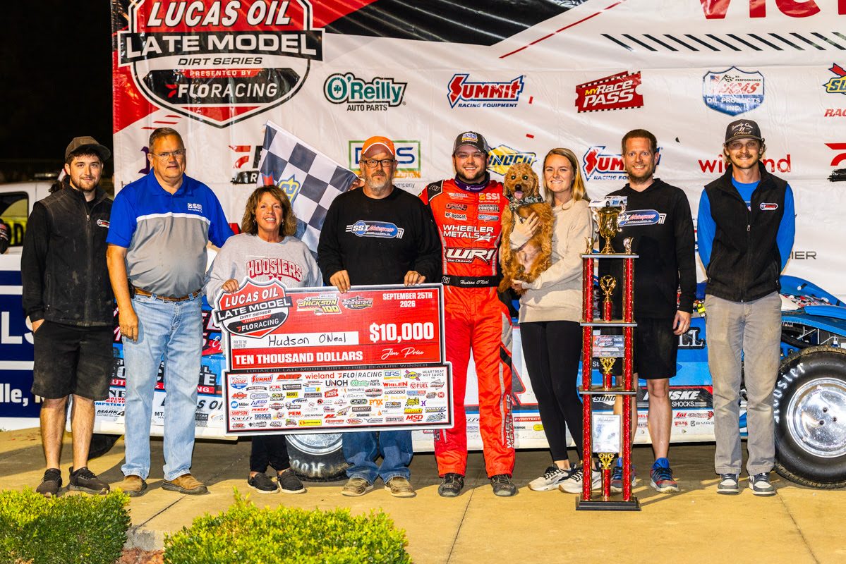 Hudson O’Neal Sweeps Brownstown Speedway’s C.J. Rayburn Memorial