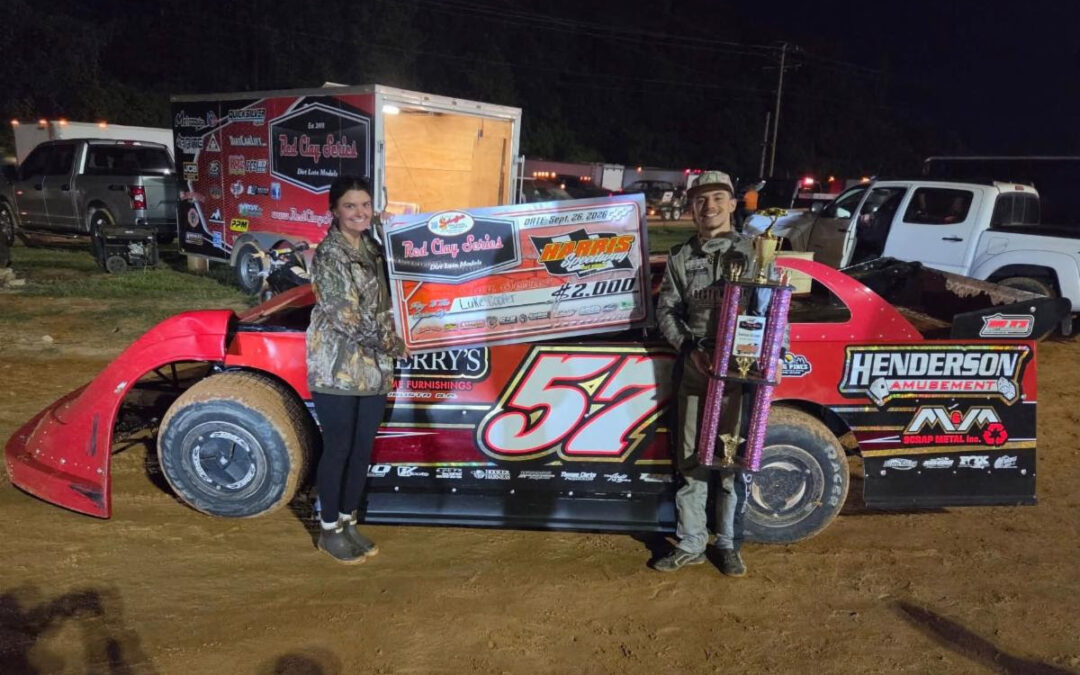 Luke Cooper Inherits Red Clay 602 Late Model Series Victory At Harris Speedway