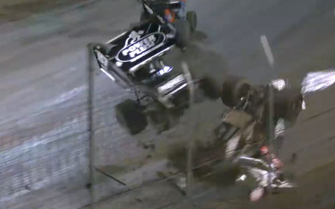 Joel Myers Jr. Shares Positive Health Update After Scary Crash During High Limit Race At Lakeside Speedway