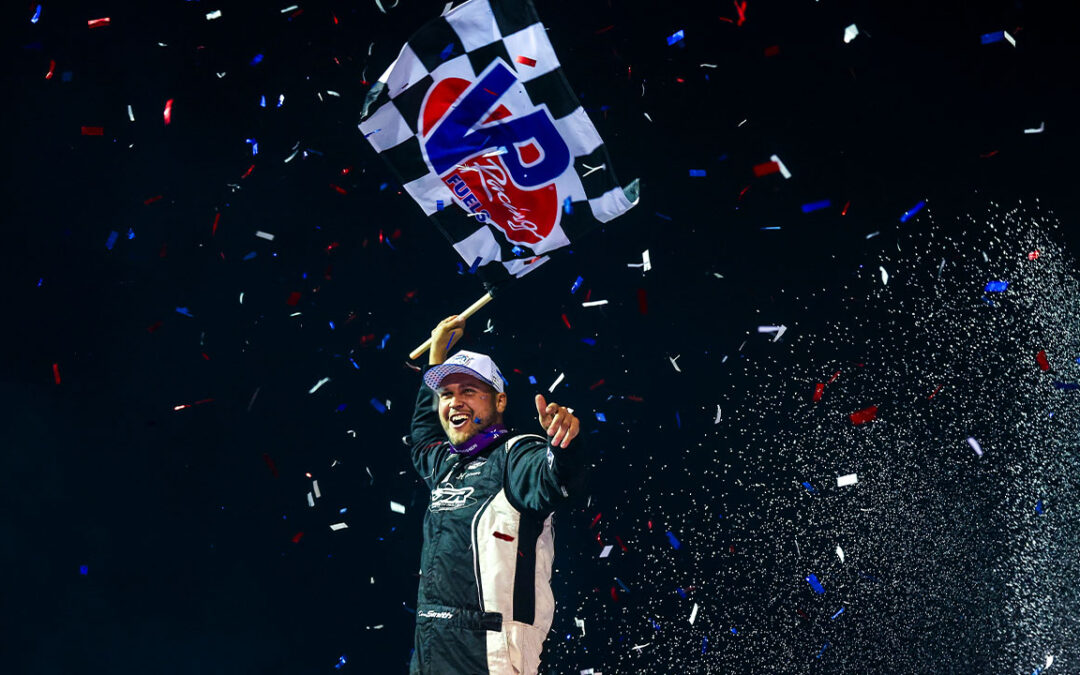 WILD NIGHT AT THE PALACE: Darren Smith Captures Billy Whittaker Cars 200 Win With Thrilling Last Lap Pass