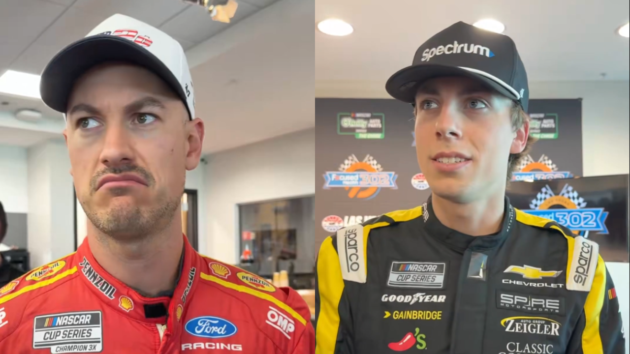 Logano and Hocevar