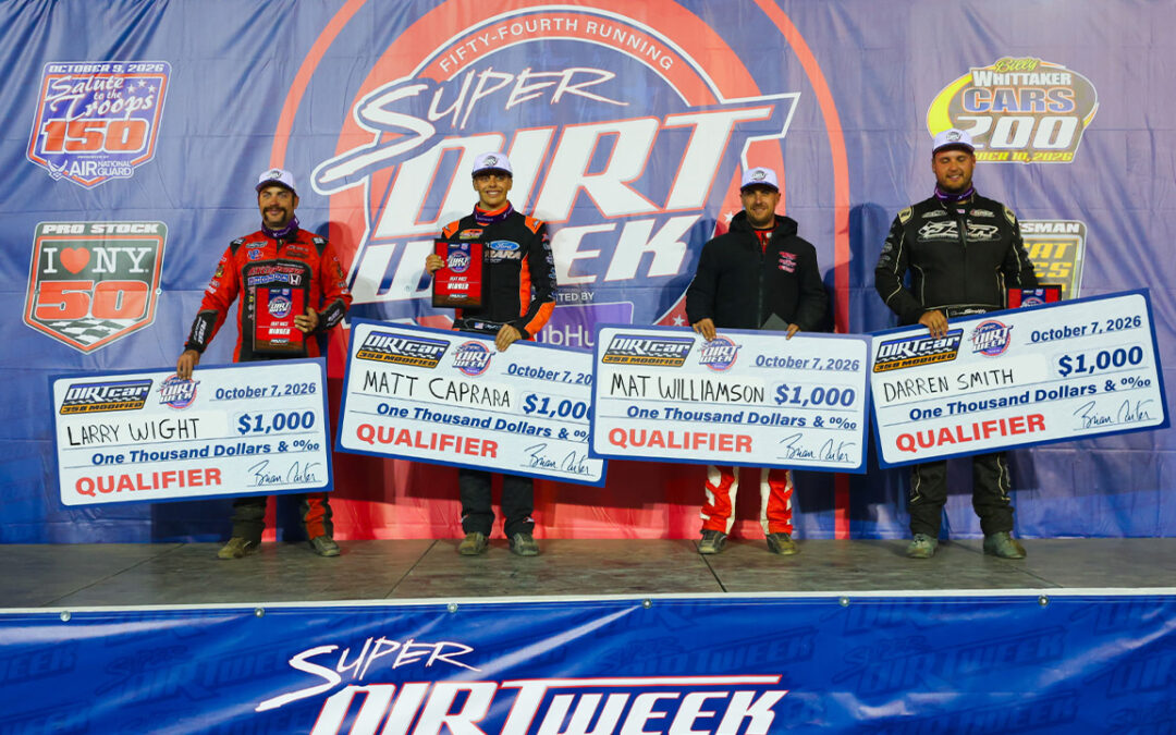 WEDNESDAY MONEY: Mat Williamson Leads DIRTcar 358 Modified Pack With Pole/Heat Sweep