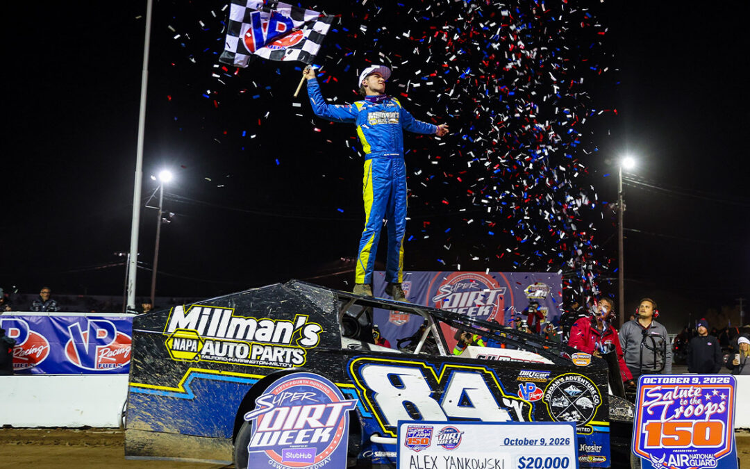 TOP GUN: Alex Yankowski Wins First DIRTcar 358 Modified Salute To The Troops 150