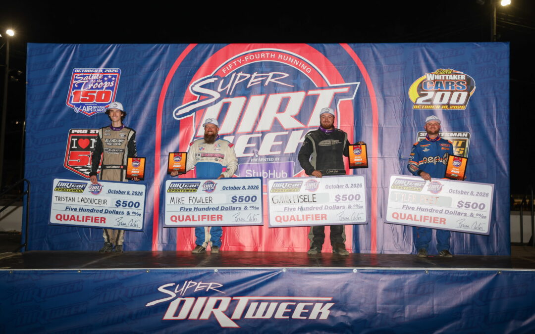 Tyler Peet Sweeps DIRTcar Sportsman Great Lakes 75 Pole, Heat Win At Super DIRT Week 54