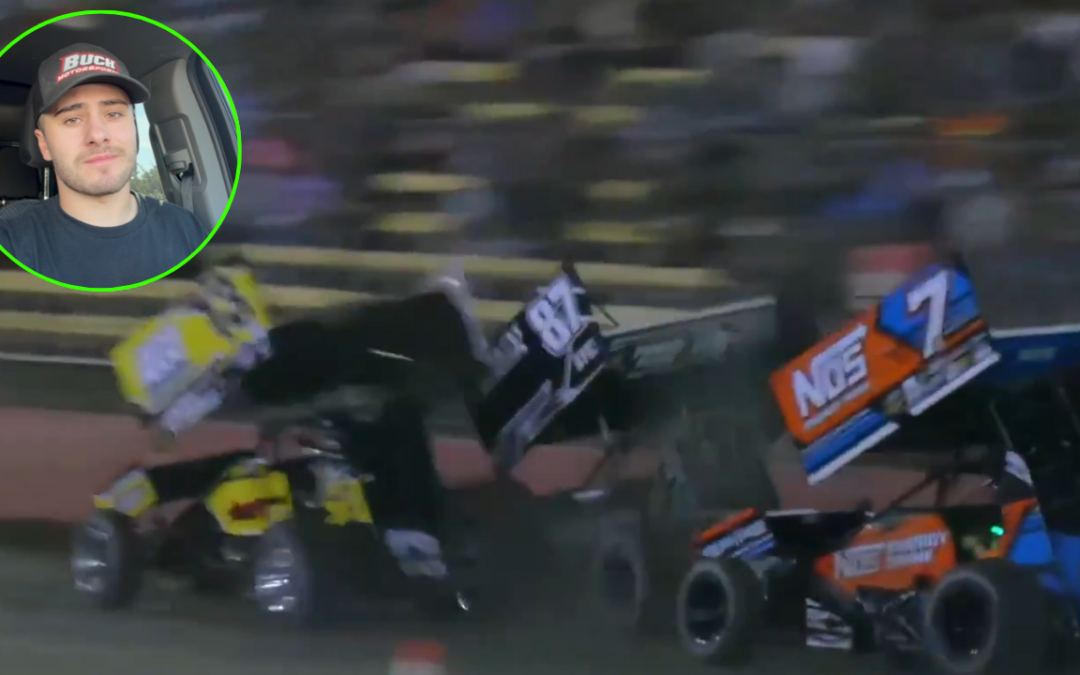 Tanner Holmes Shares His Thoughts On The Scary Front Stretch Wreck At Lakeside During High Limit Competition