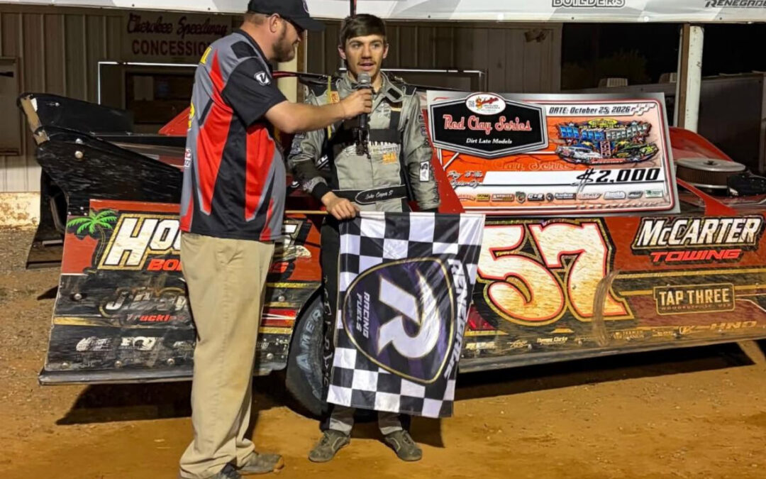 Luke Cooper Records Sixth Red Clay 602 Late Model Series Victory Of Season At Cherokee