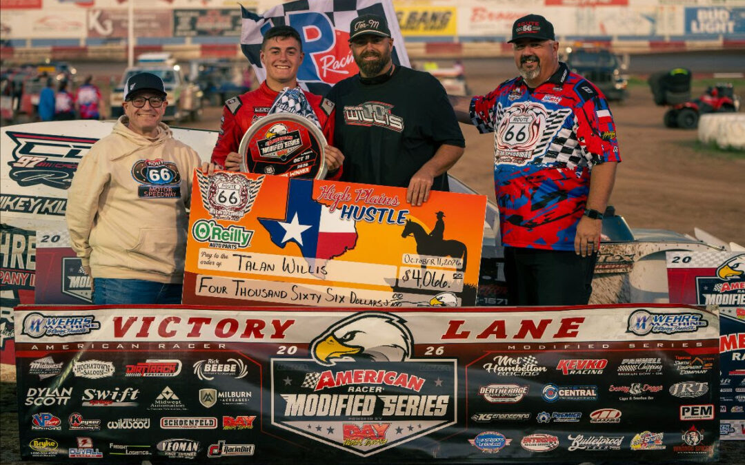 Talan Willis Sweeps Route 66 Matinee