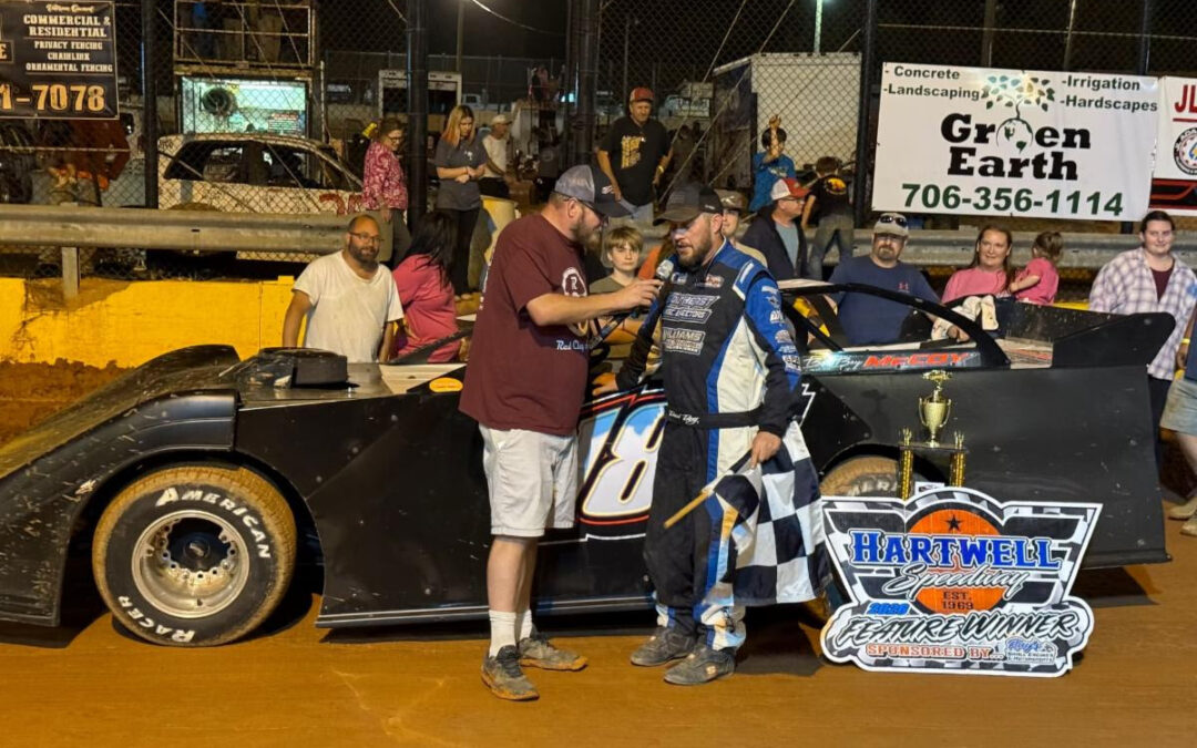 David McCoy Masters Hartwell Motor Speedway For $2,000 Red Clay Series Triumph