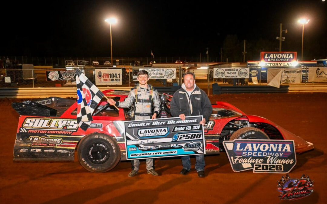 Luke Cooper Claims Fifth Red Clay Series Win Of 2026 Season Saturday At Lavonia
